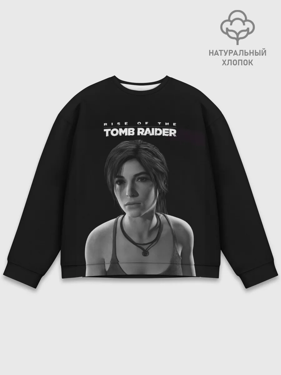 Мужской свитшот базовый / Rise if The Tomb Raider