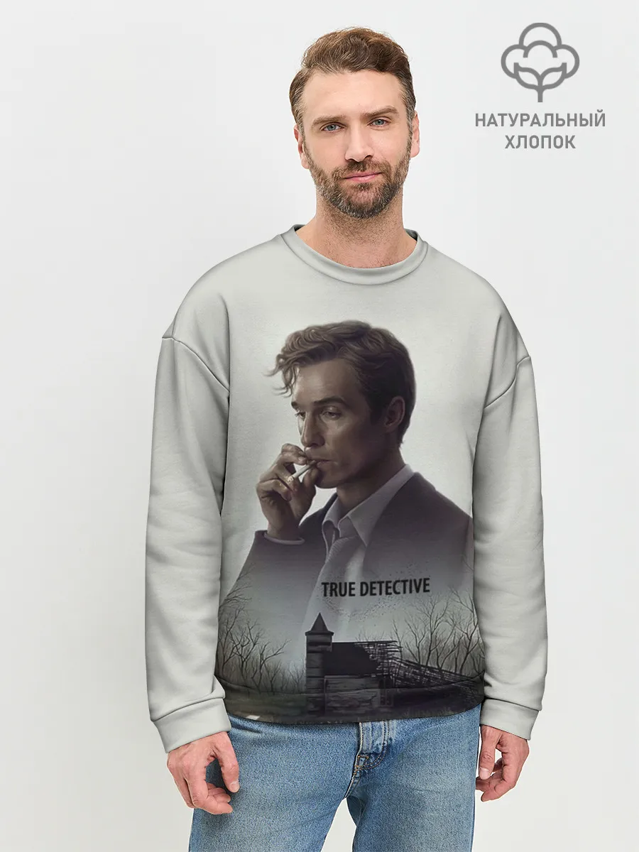 Мужской свитшот базовый / True Detective