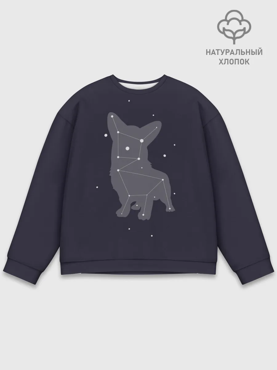 Мужской свитшот базовый / Корги