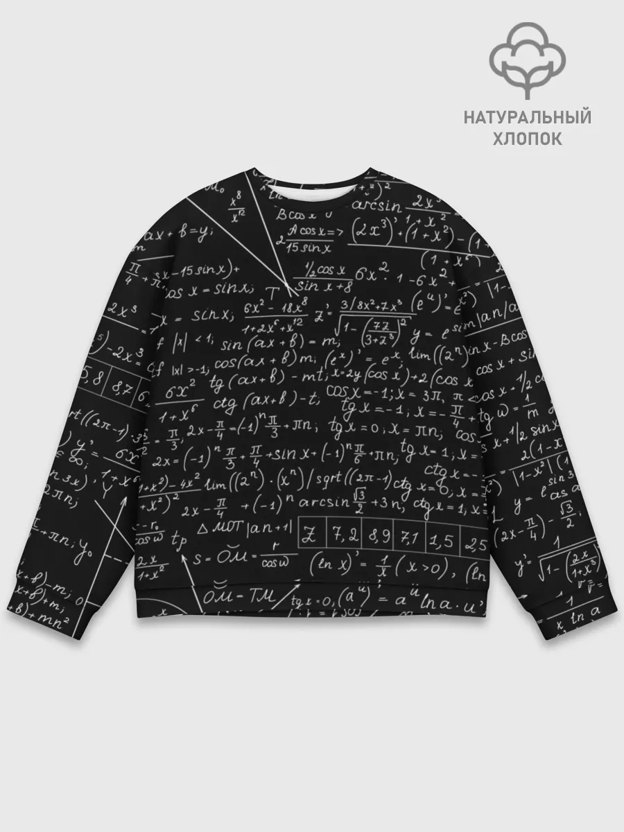 Мужской свитшот базовый / ФОРМУЛЫ АЛГЕБРА