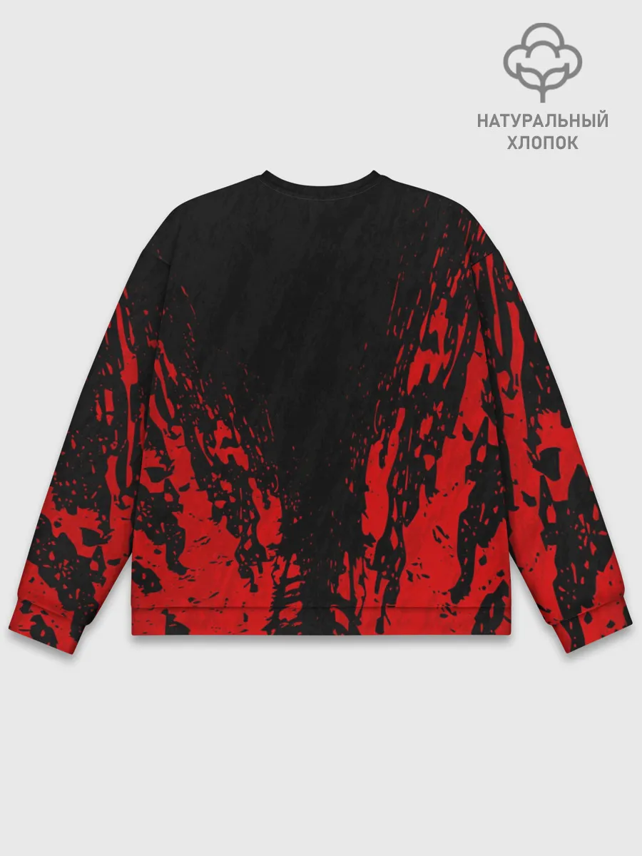 Мужской свитшот базовый / BERSERK sword red