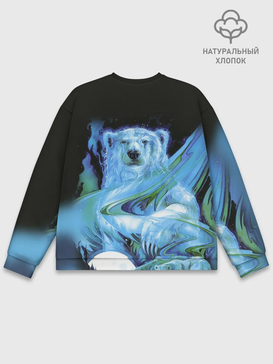 Мужской свитшот базовый / Мишка на Севере