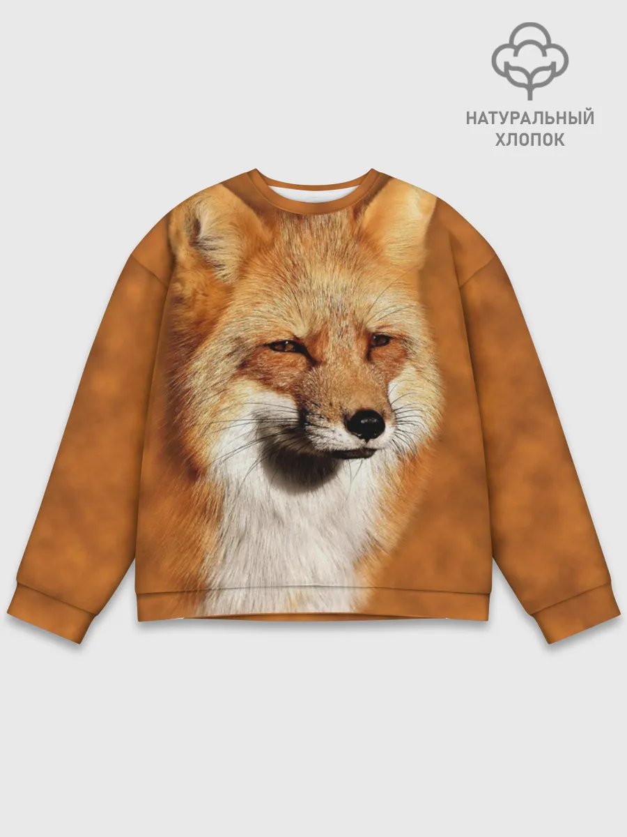 Мужской свитшот базовый / Лисичка