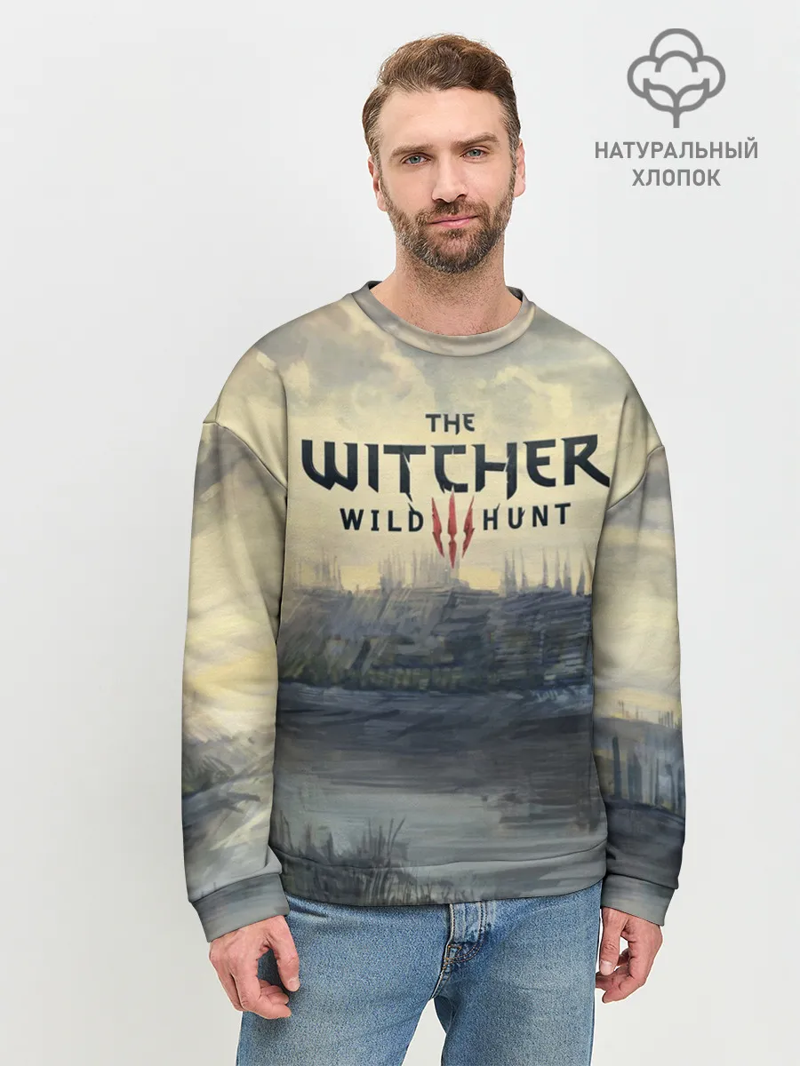 Мужской свитшот базовый / The Witcher 3: Wild Hunt