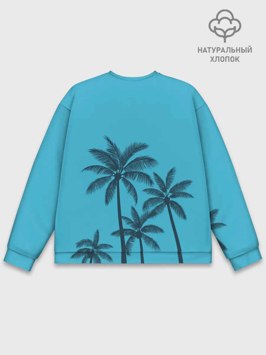 Мужской свитшот базовый / Good vibes only