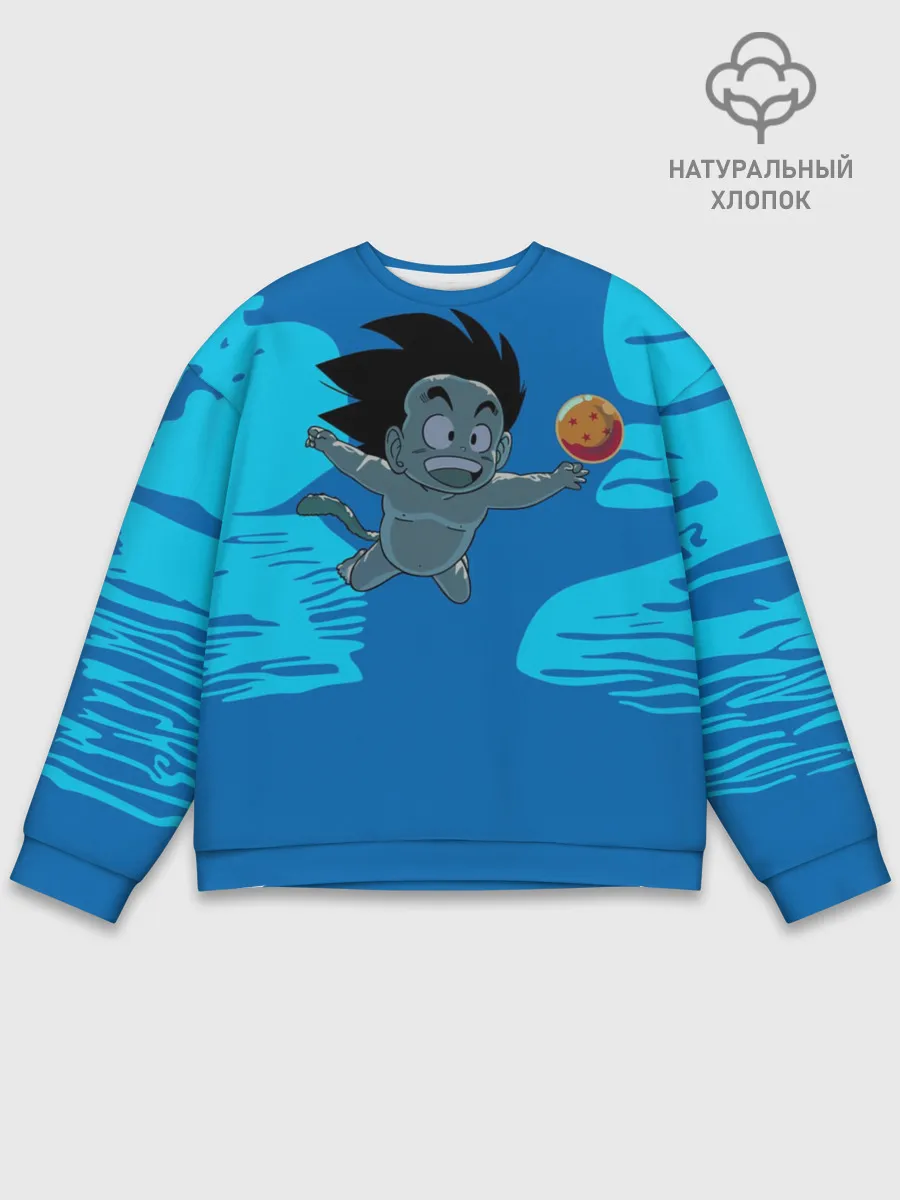 Мужской свитшот базовый / Smells Like Dragon Balls