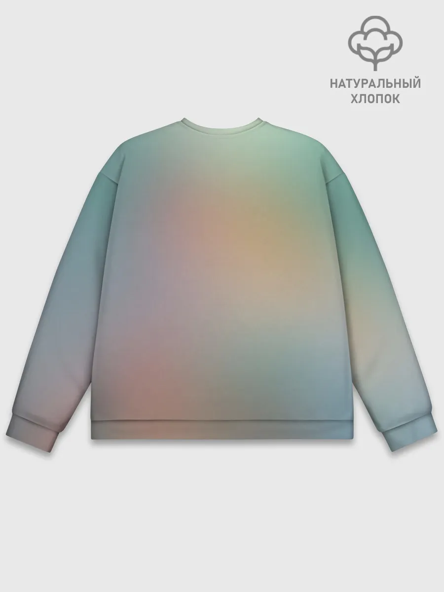 Мужской свитшот базовый / Хвост Феи поцелуй Люси и Нацу