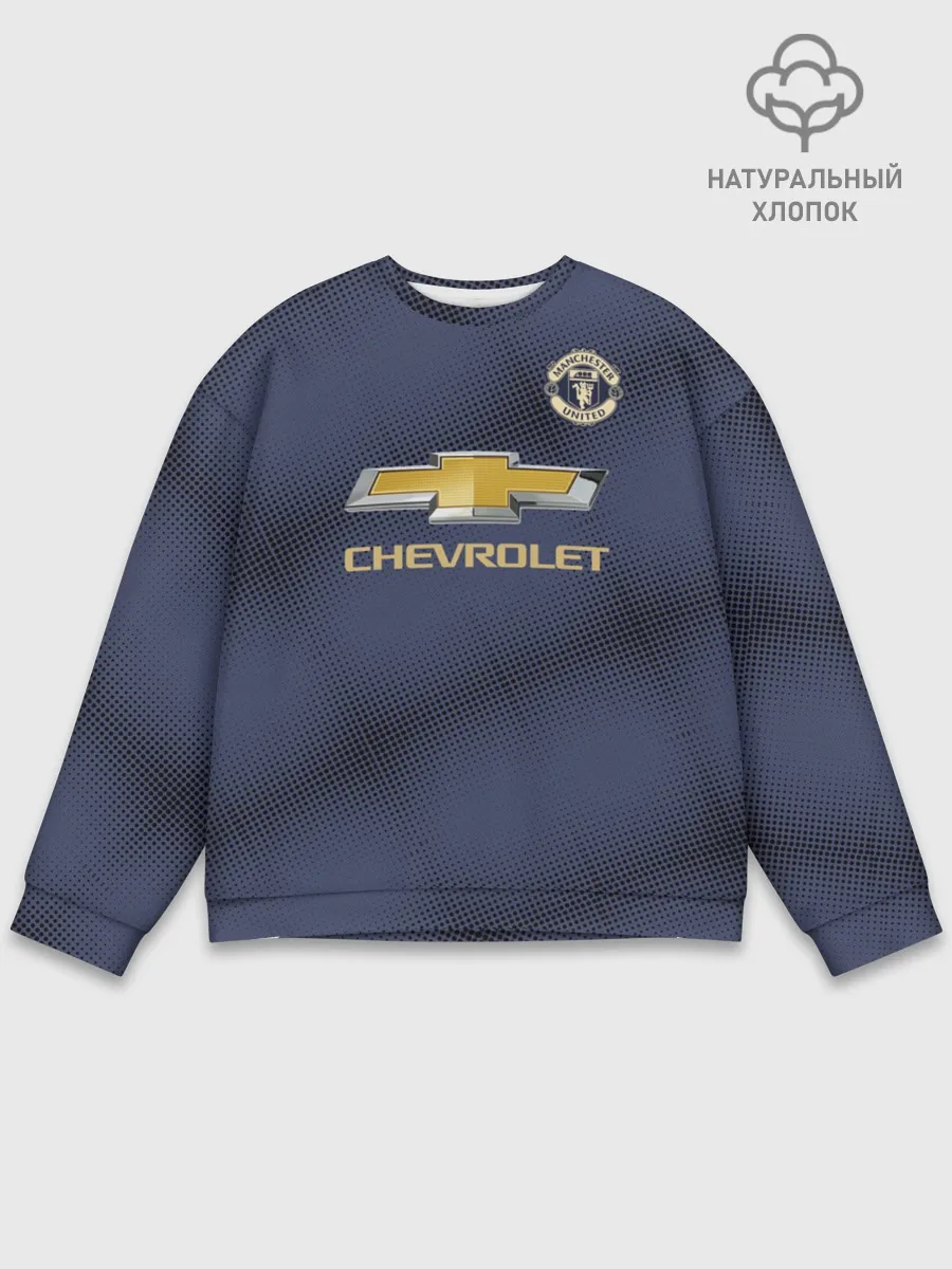 Мужской свитшот базовый / Manchester United away 18-19