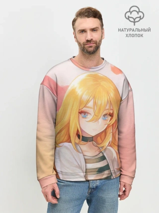 Мужской свитшот базовый / Satsuriku no Tenshi