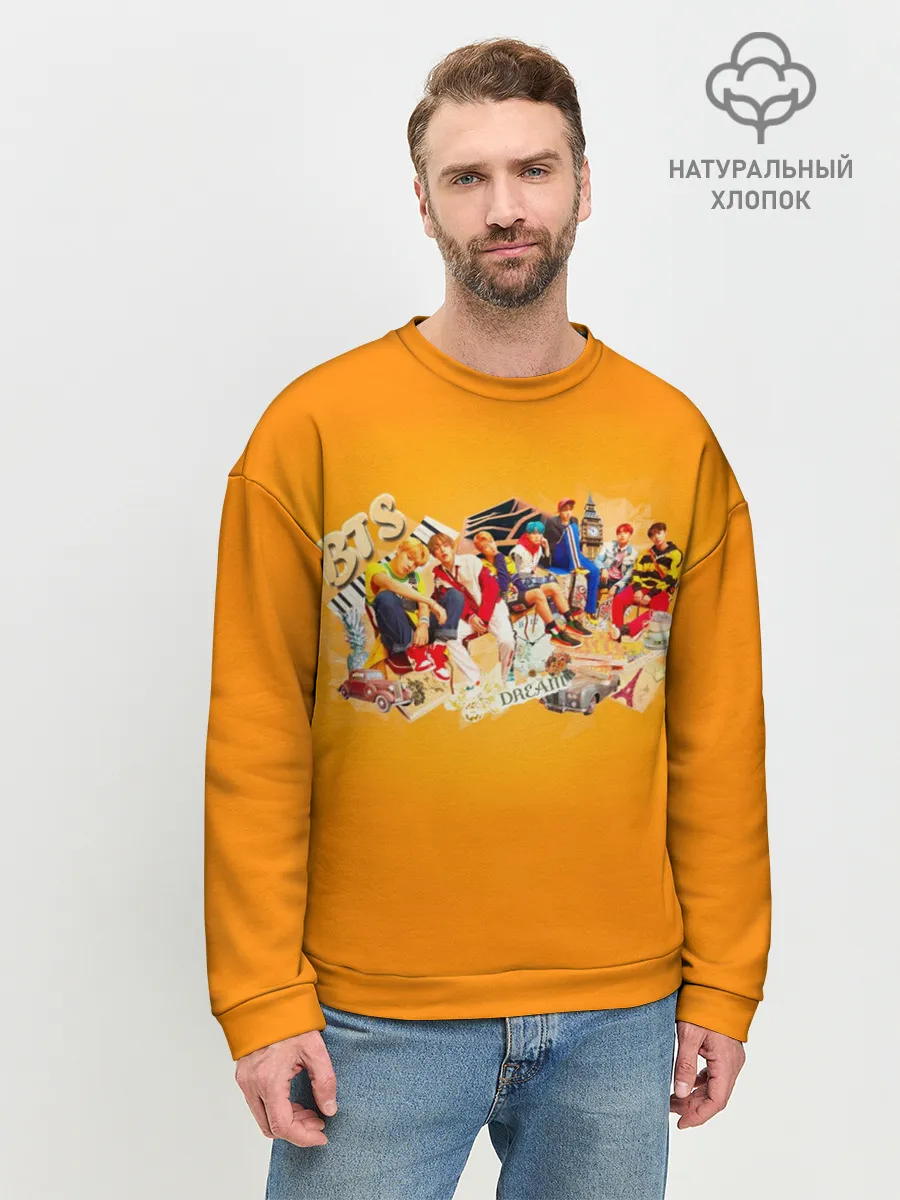 Мужской свитшот базовый / BTS