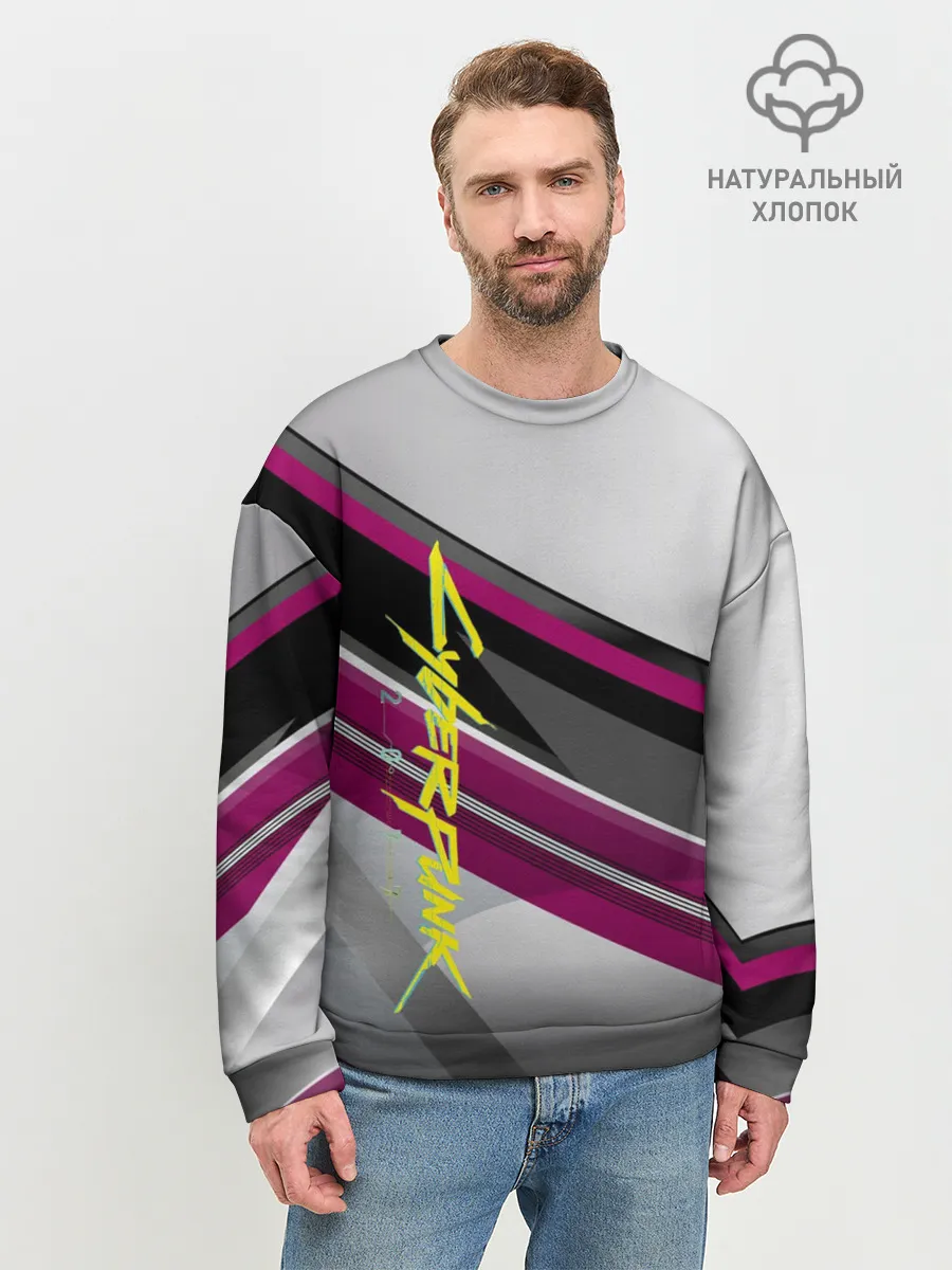 Мужской свитшот базовый / Cyber Punk 2077