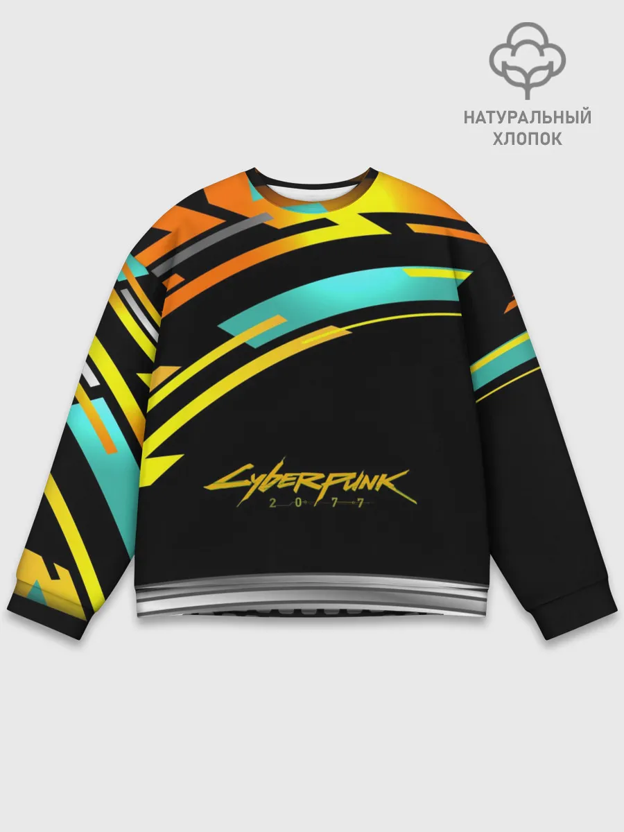 Мужской свитшот базовый / CyberPunk 2077