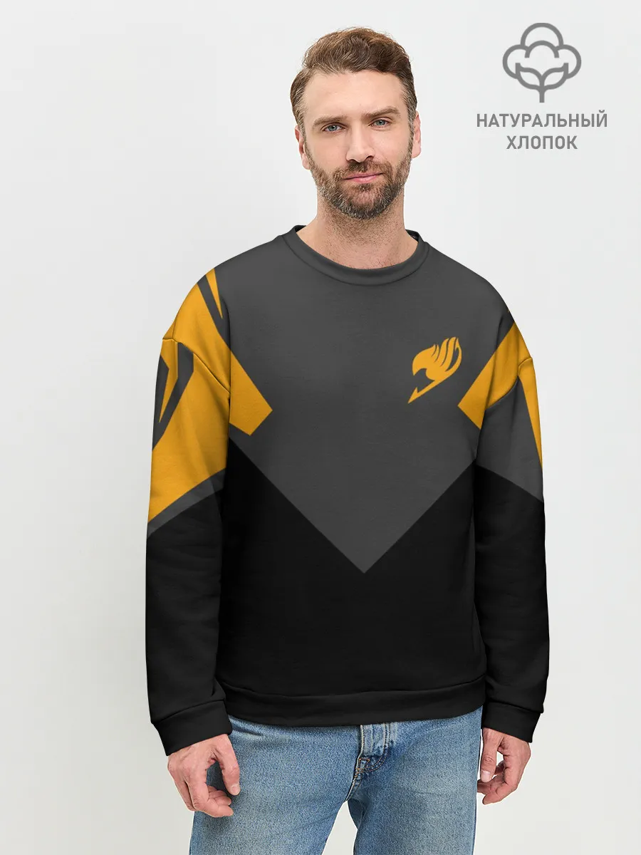 Мужской свитшот базовый / Хвост Феи абстрация