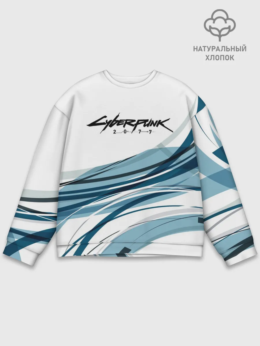 Мужской свитшот базовый / CYBERPUNK 2077