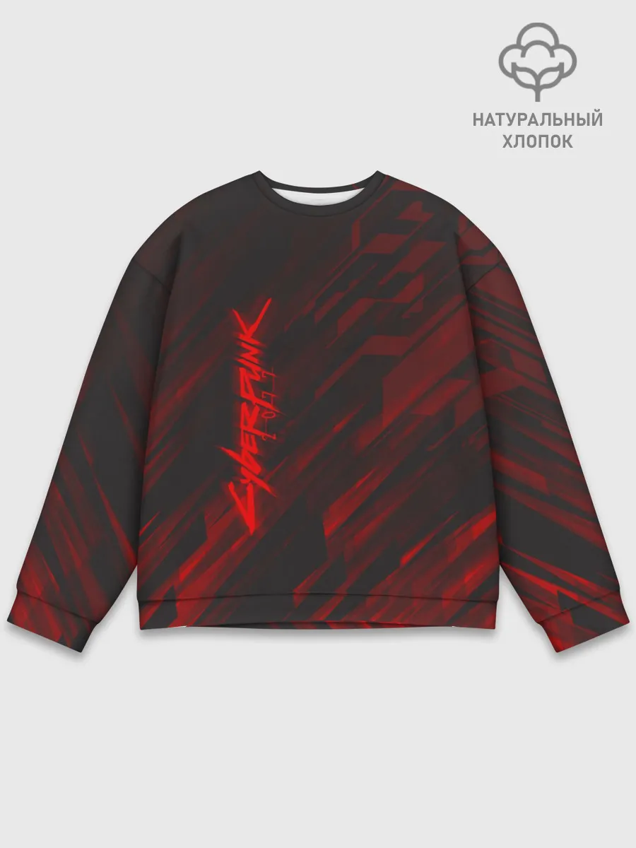 Мужской свитшот базовый / CYBERPUNK 2077 | КИБЕРПАНК 2077