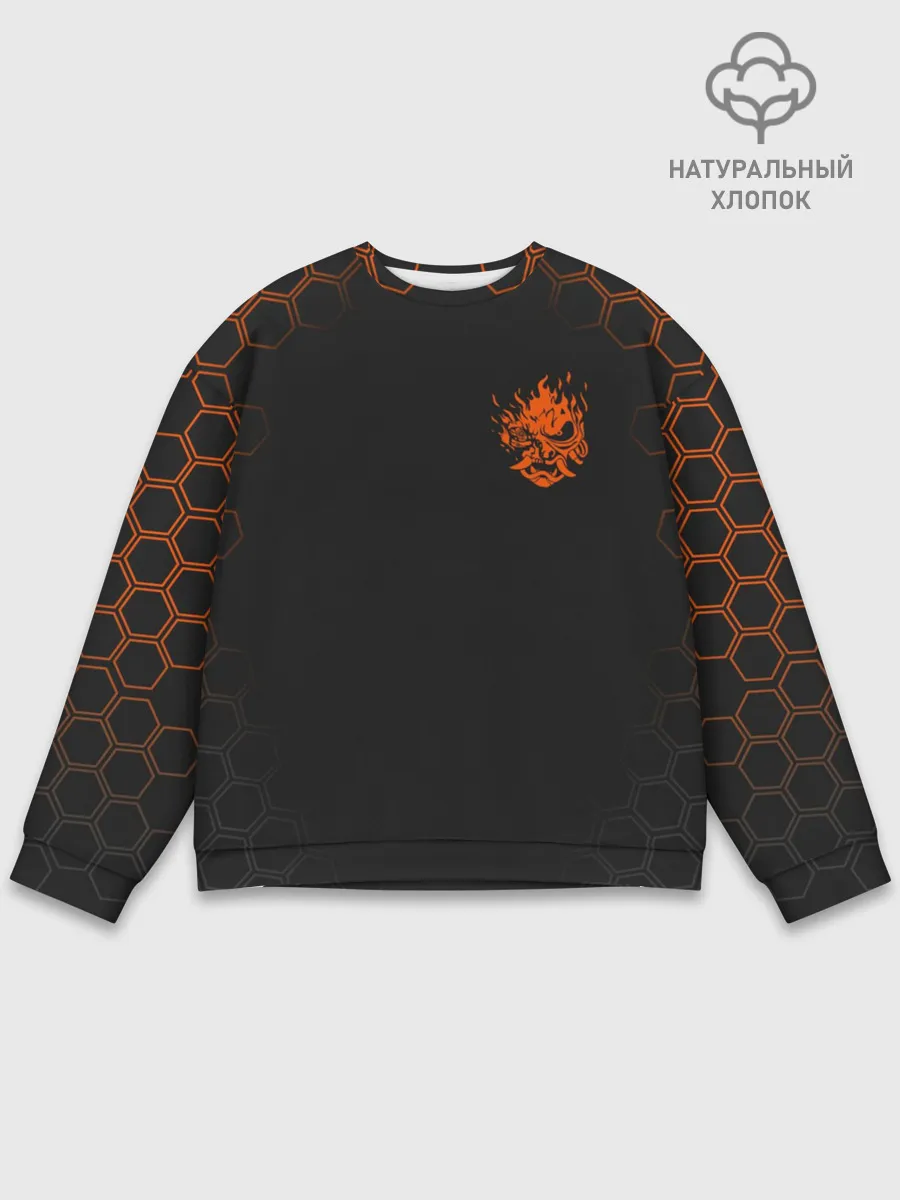 Мужской свитшот базовый / CYBERPUNK 2077