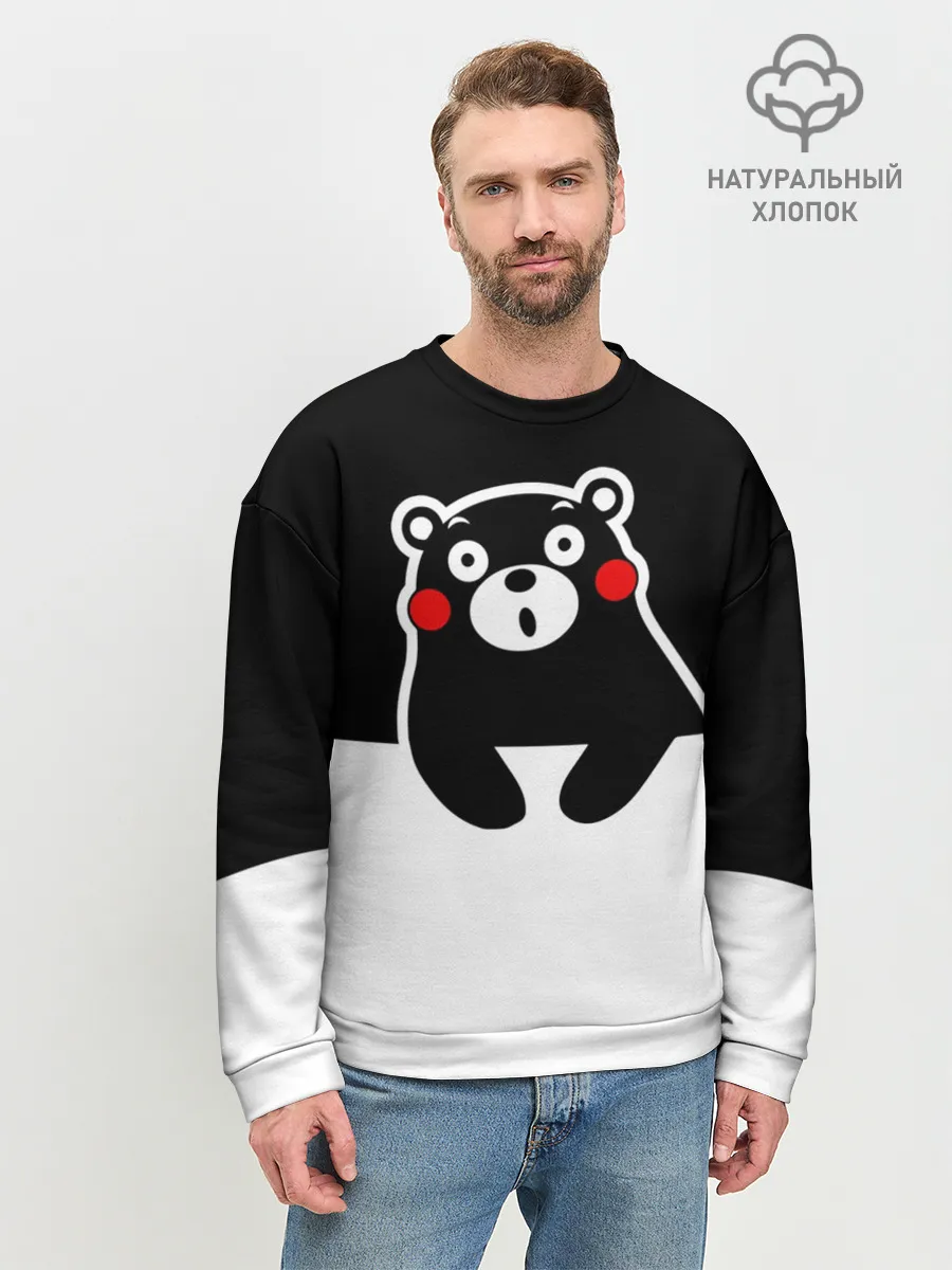 Мужской свитшот базовый / Kumamon повис