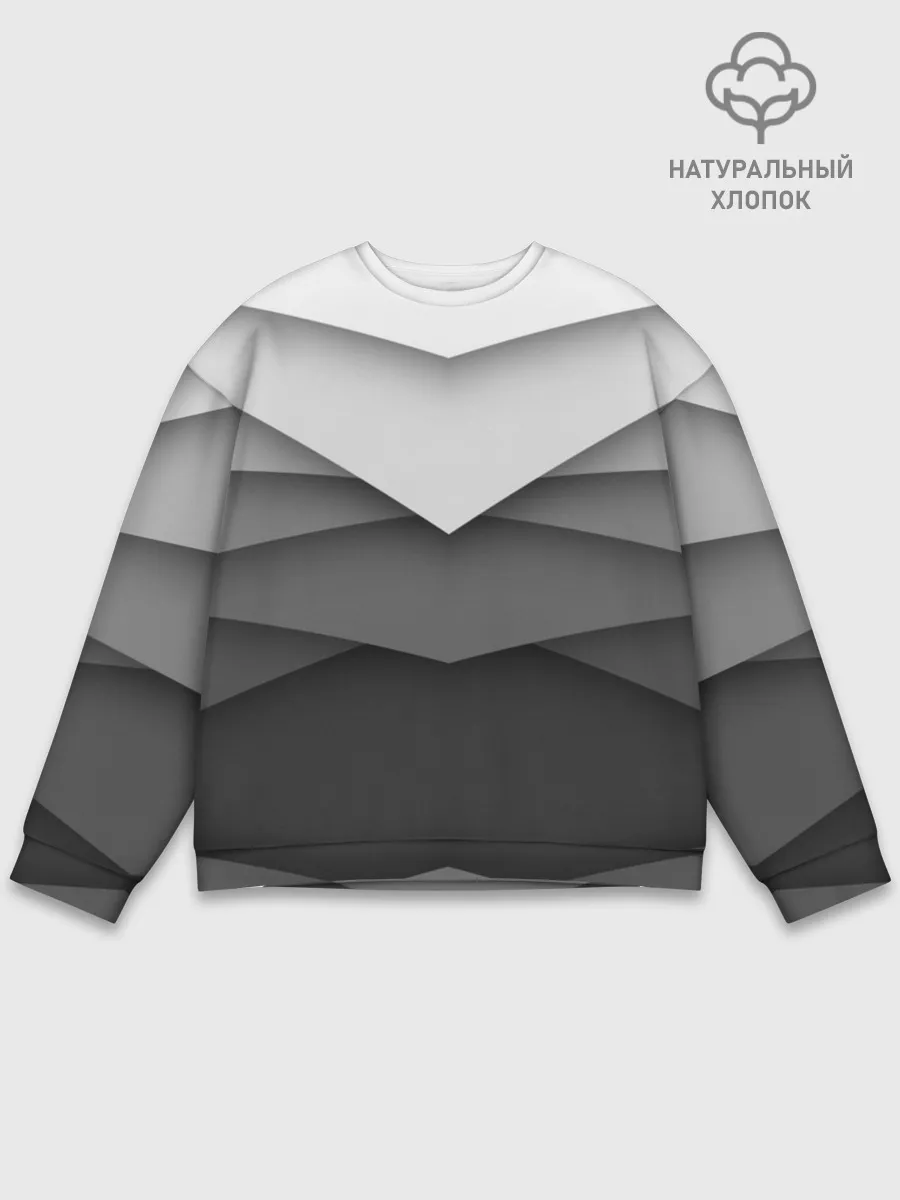 Мужской свитшот базовый / Бумажные полосы