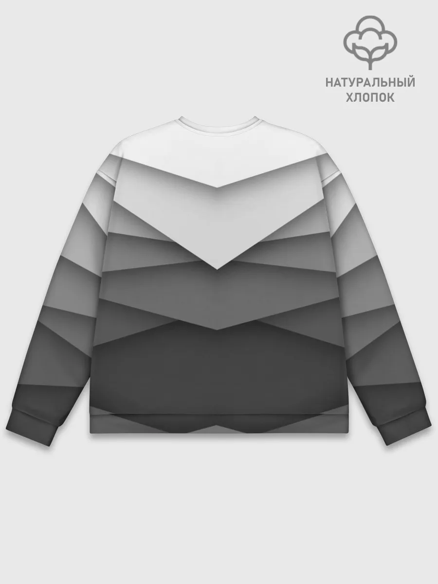 Мужской свитшот базовый / Бумажные полосы