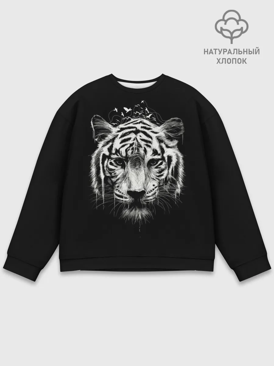 Мужской свитшот базовый / Dark Tiger