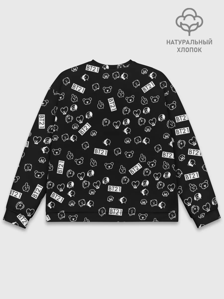 Мужской свитшот базовый / BTS BT21 STICKERS