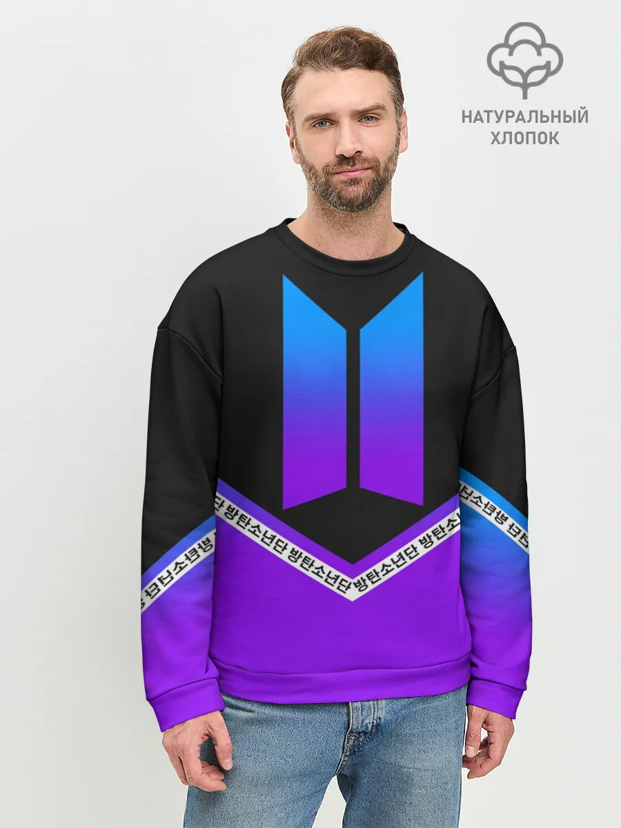 Мужской свитшот базовый / BTS