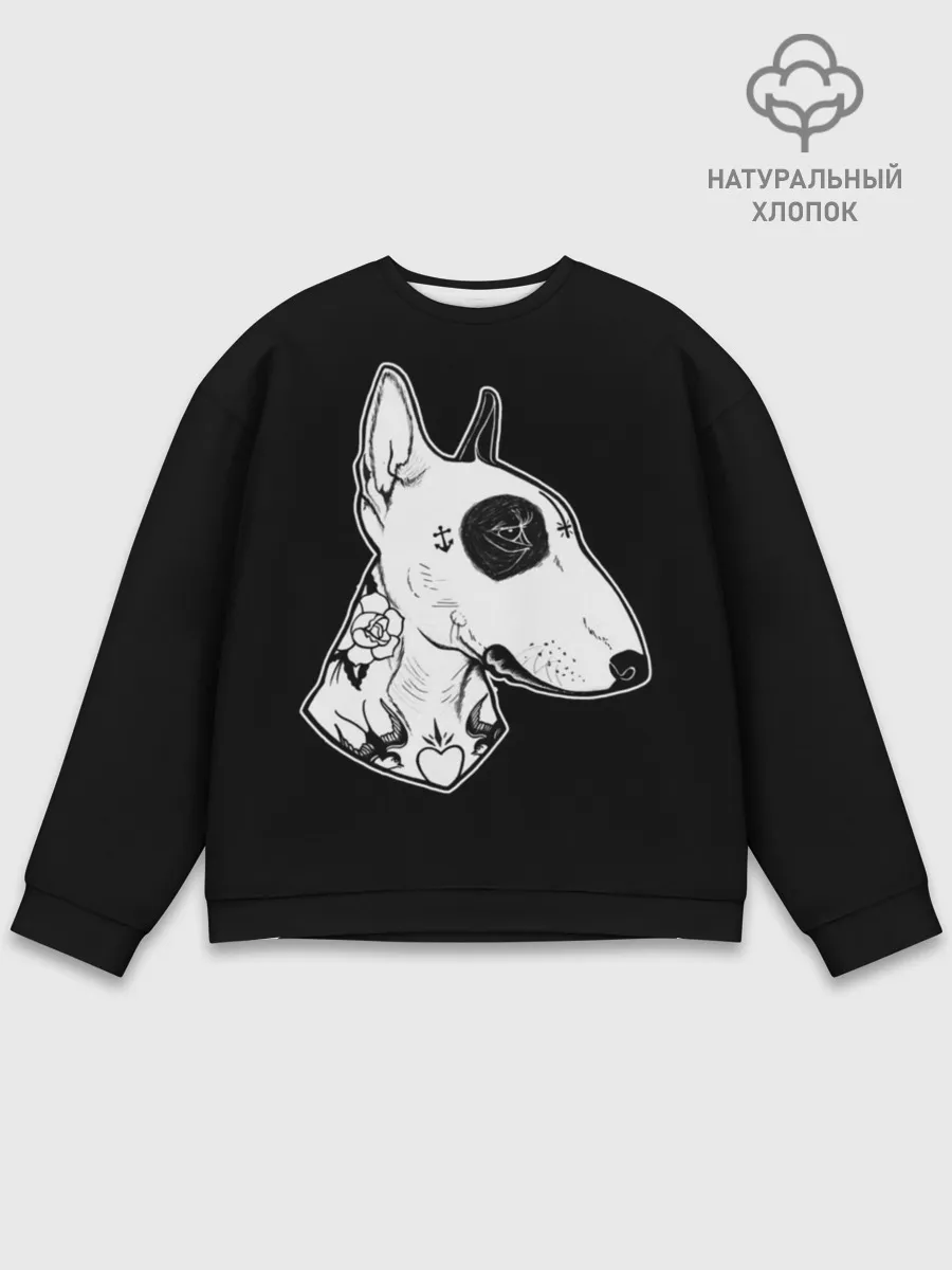 Мужской свитшот базовый / Бультерьер