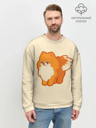 Мужской свитшот базовый / Шпиц