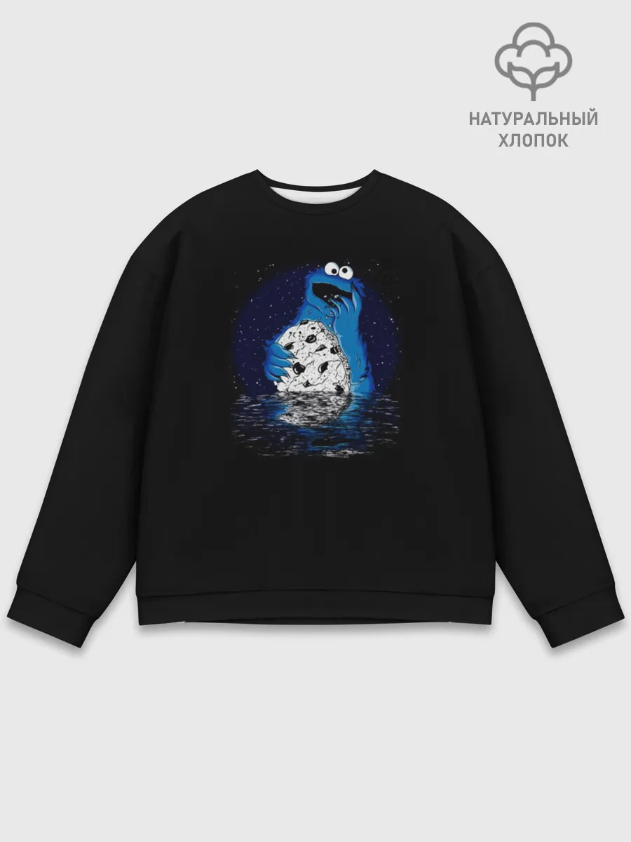 Мужской свитшот базовый / Cookie monster