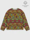 Мужской свитшот базовый / Этнический орнамент