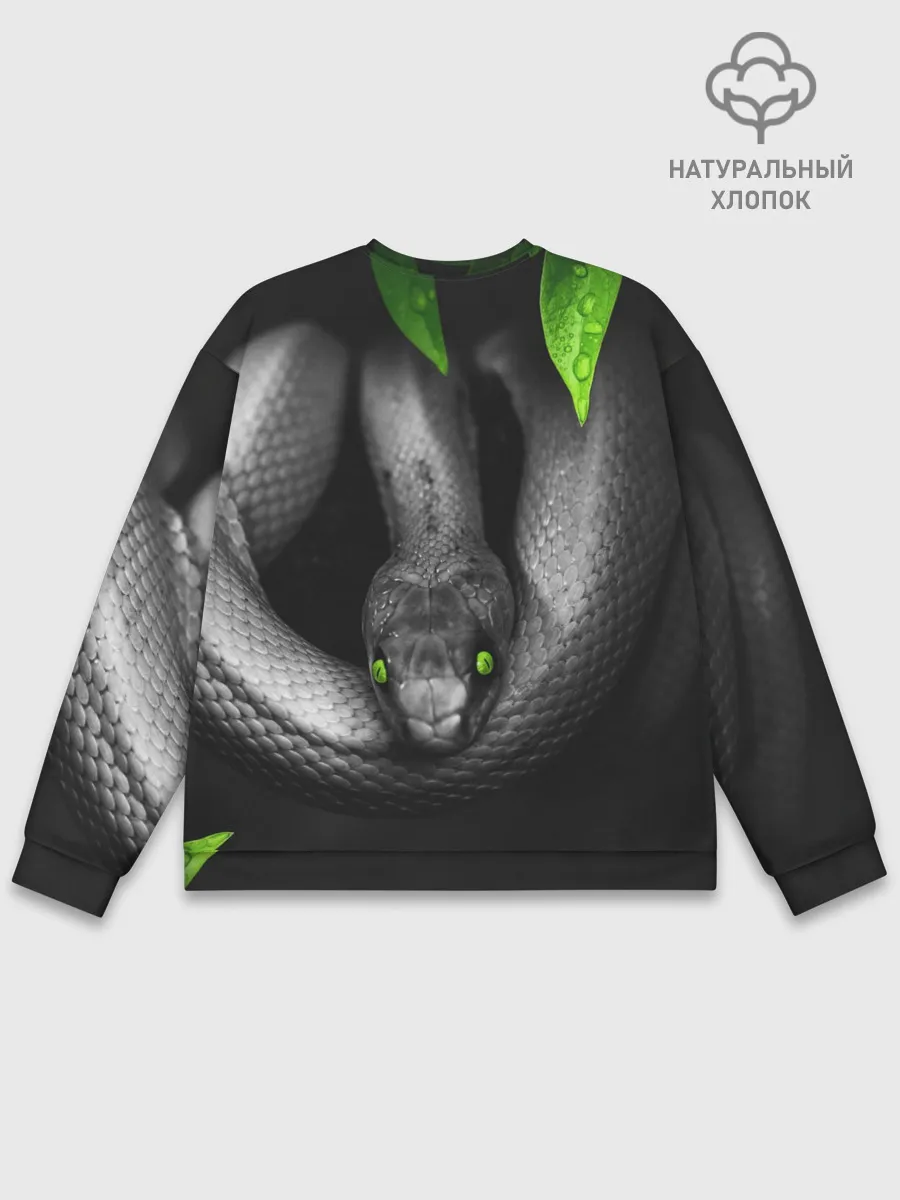 Мужской свитшот базовый / Змея