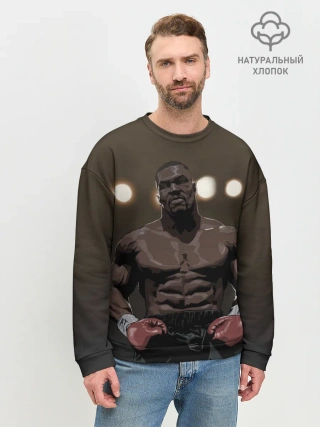 Мужской свитшот базовый / Myke Tyson_7