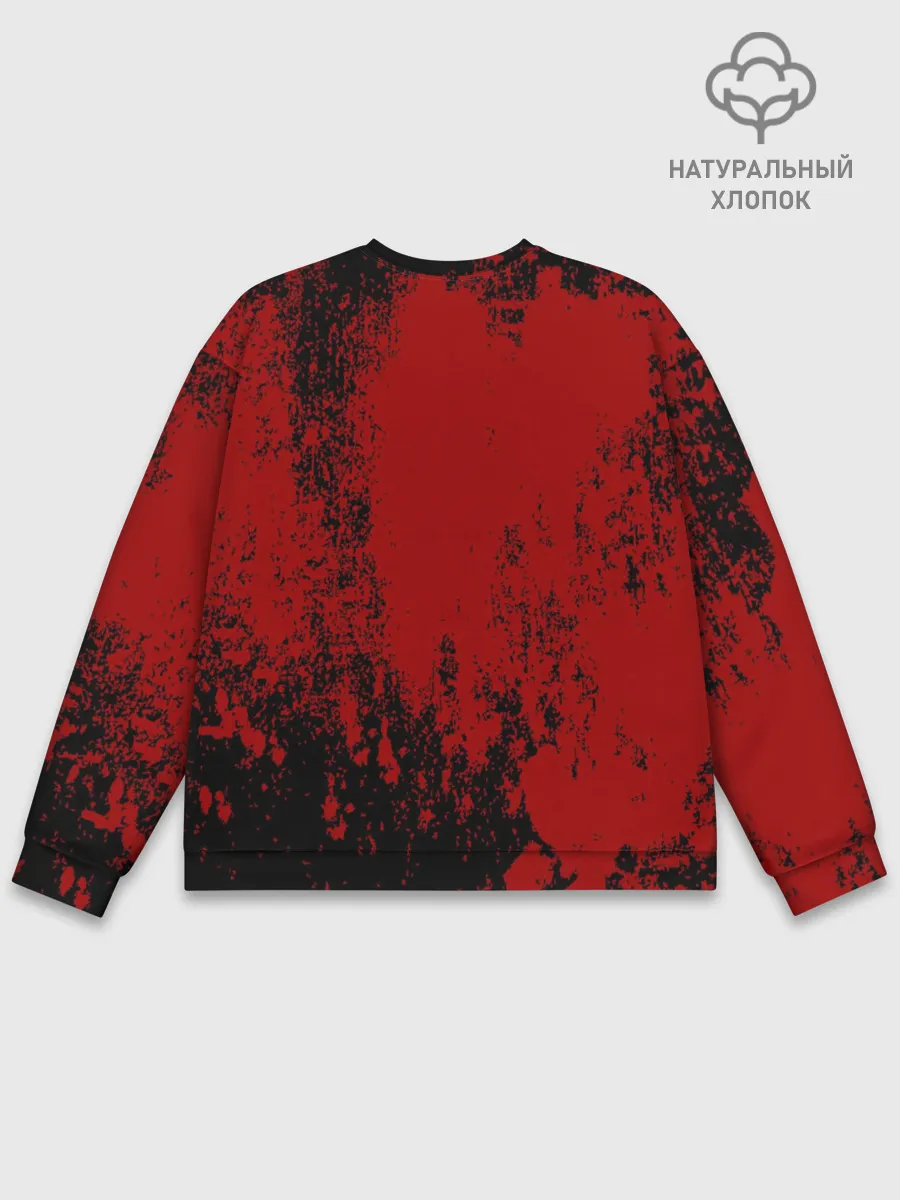 Мужской свитшот базовый / Red blood