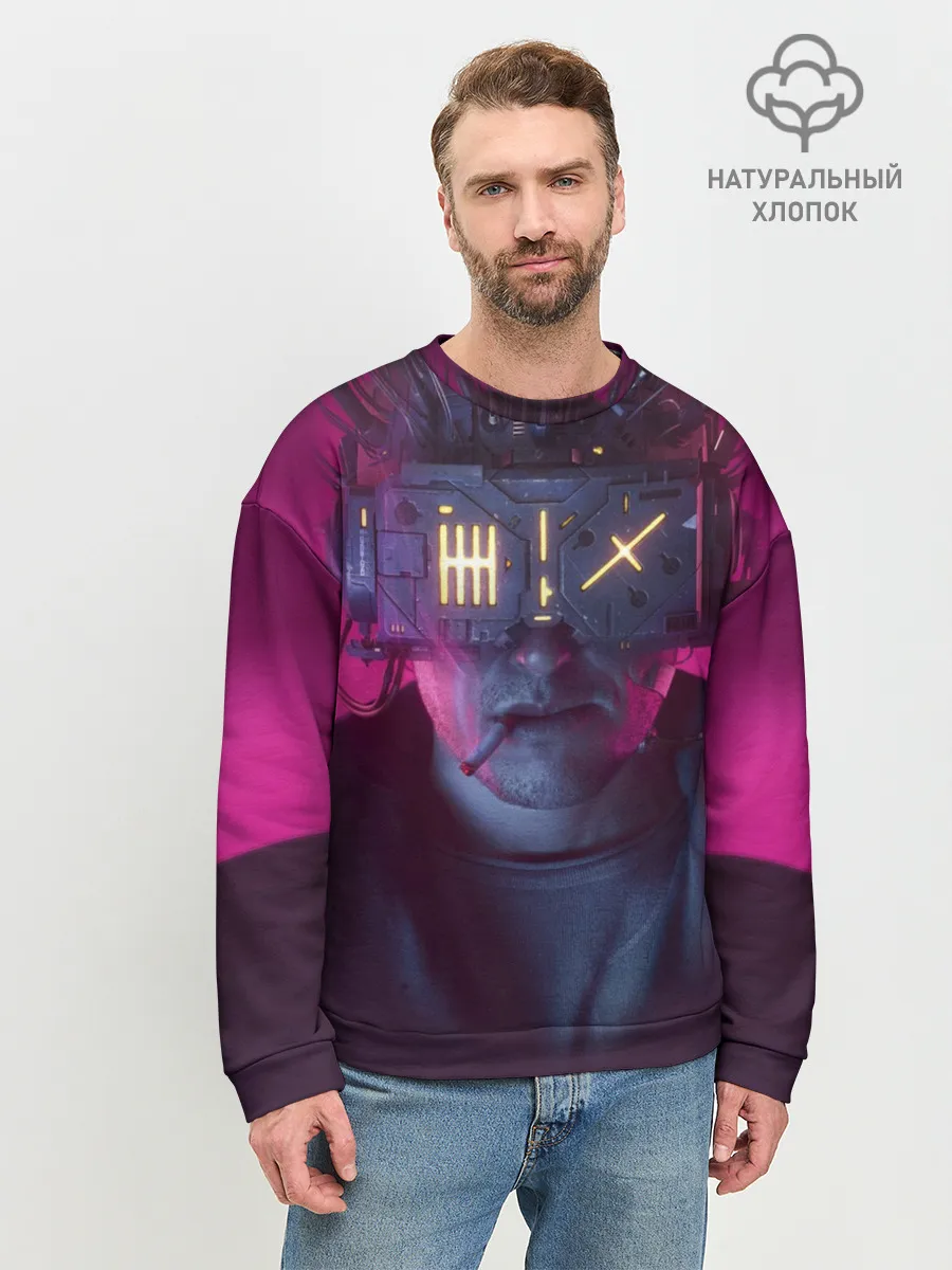 Мужской свитшот базовый / Нейромант