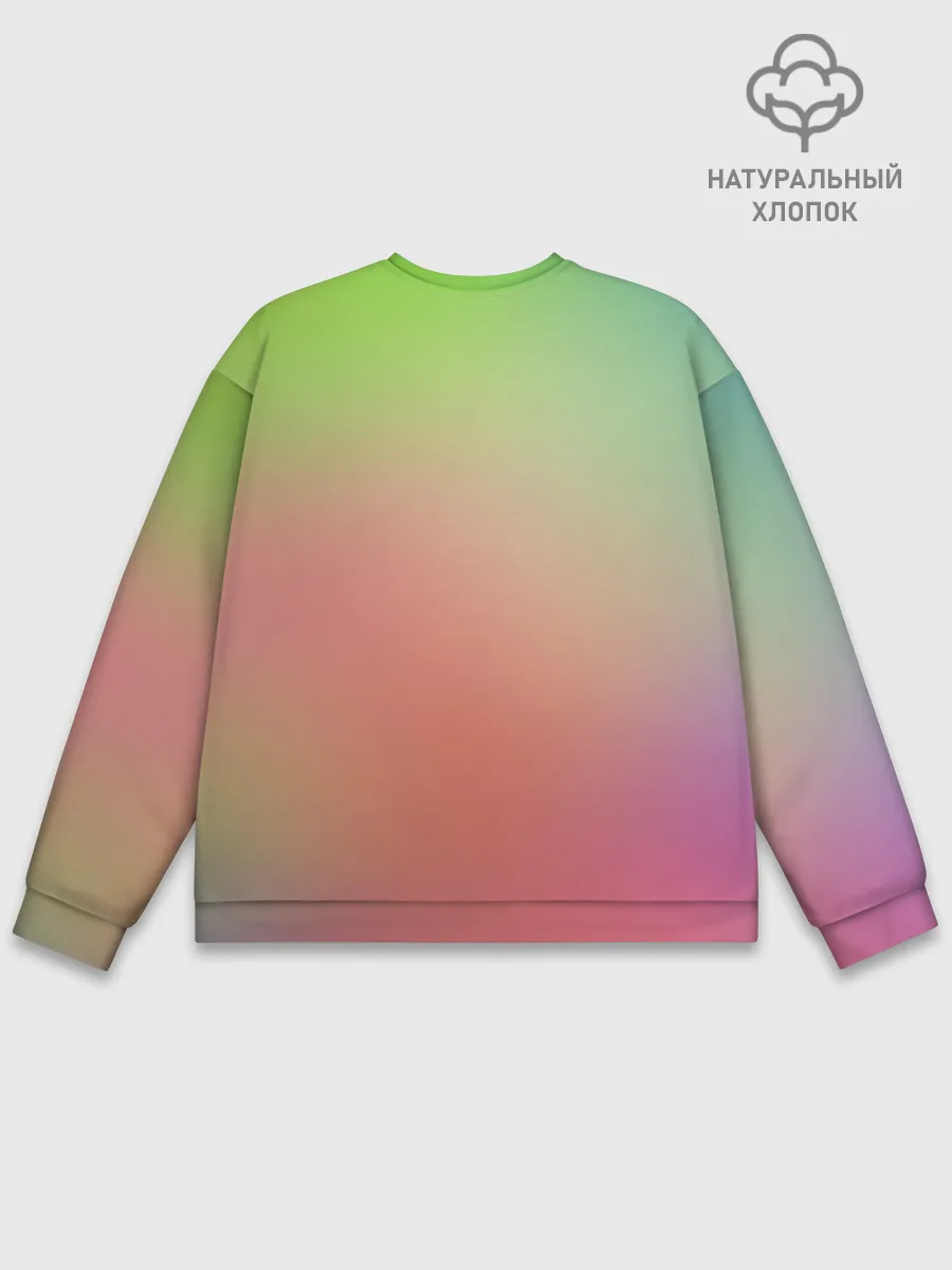 Мужской свитшот базовый / Единорог на Старте