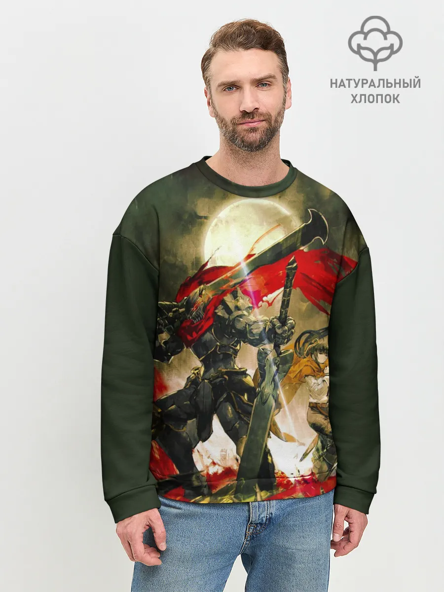 Мужской свитшот базовый / Momonga & Narberal Gamma