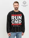 Мужской свитшот базовый / RUN CMD