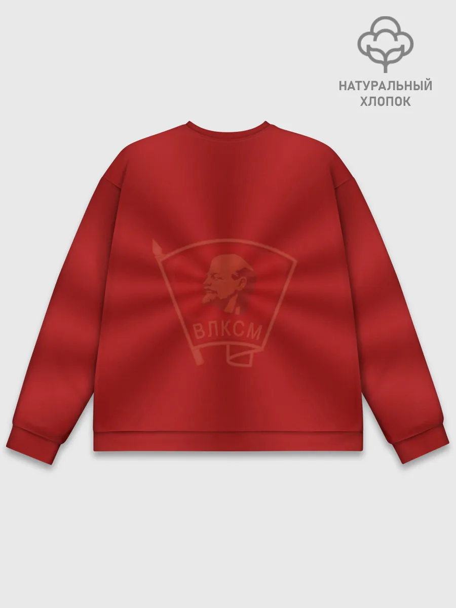 Мужской свитшот базовый / ВЛКСМ 100 лет