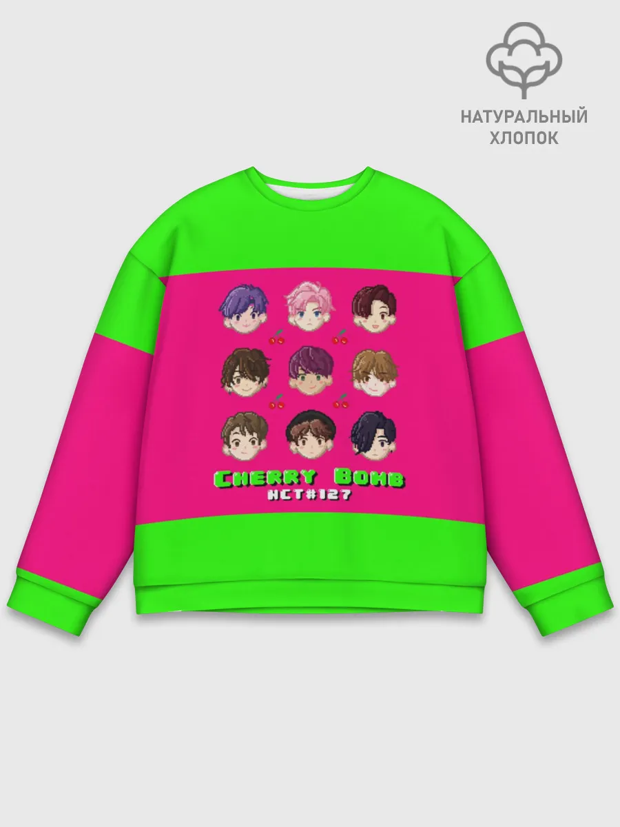 Мужской свитшот базовый / NCT 127. Cherry Bomb