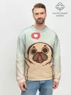 Мужской свитшот базовый / Puglie Pug Like