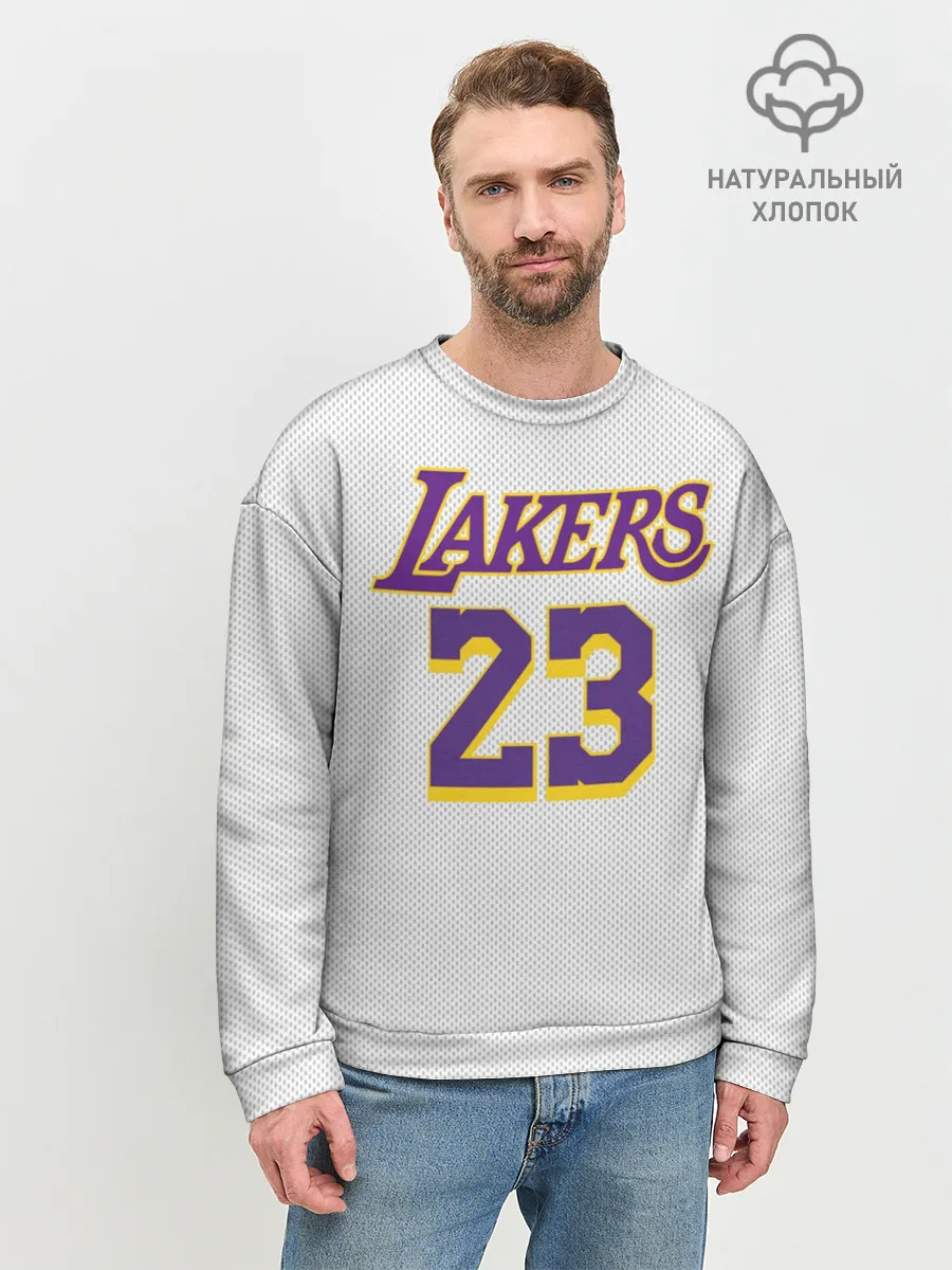 Мужской свитшот базовый / James 18-19 third LA Lakers