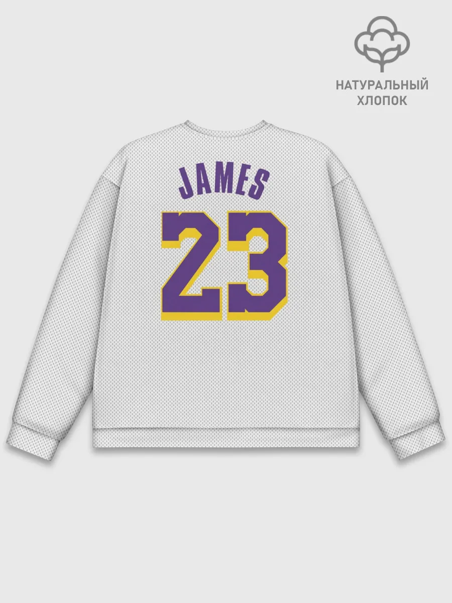 Мужской свитшот базовый / James 18-19 third LA Lakers
