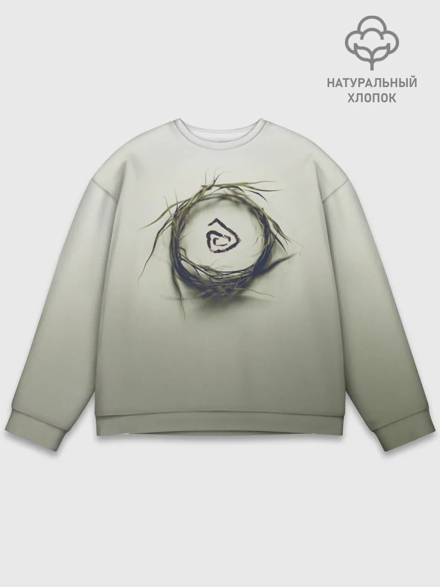 Мужской свитшот базовый / Настоящий Детектив Символ