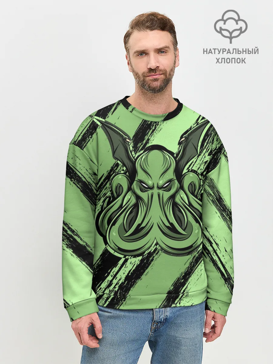 Мужской свитшот базовый / Ктулху