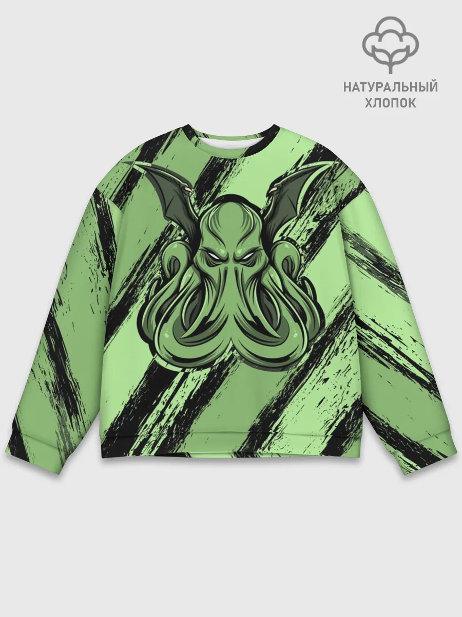 Мужской свитшот базовый / Ктулху