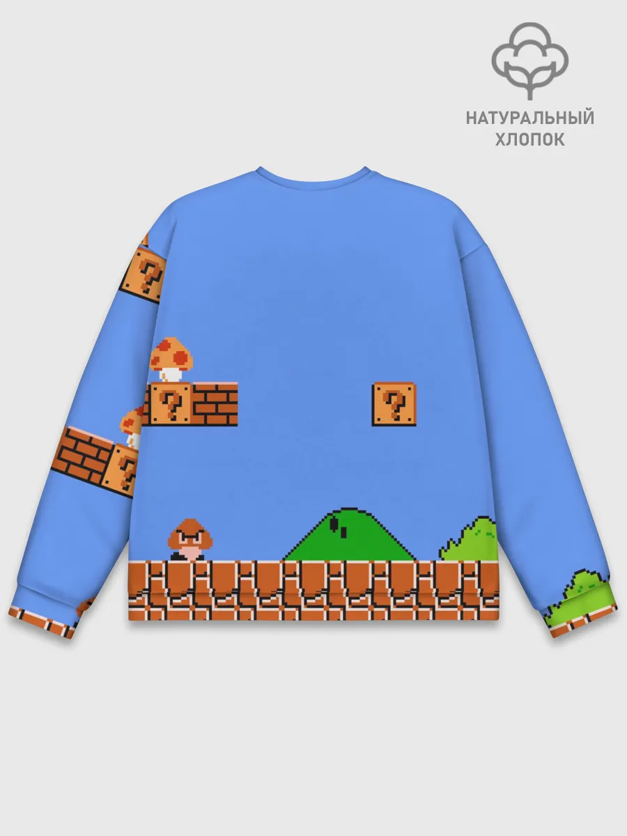 Мужской свитшот базовый / Bowsette