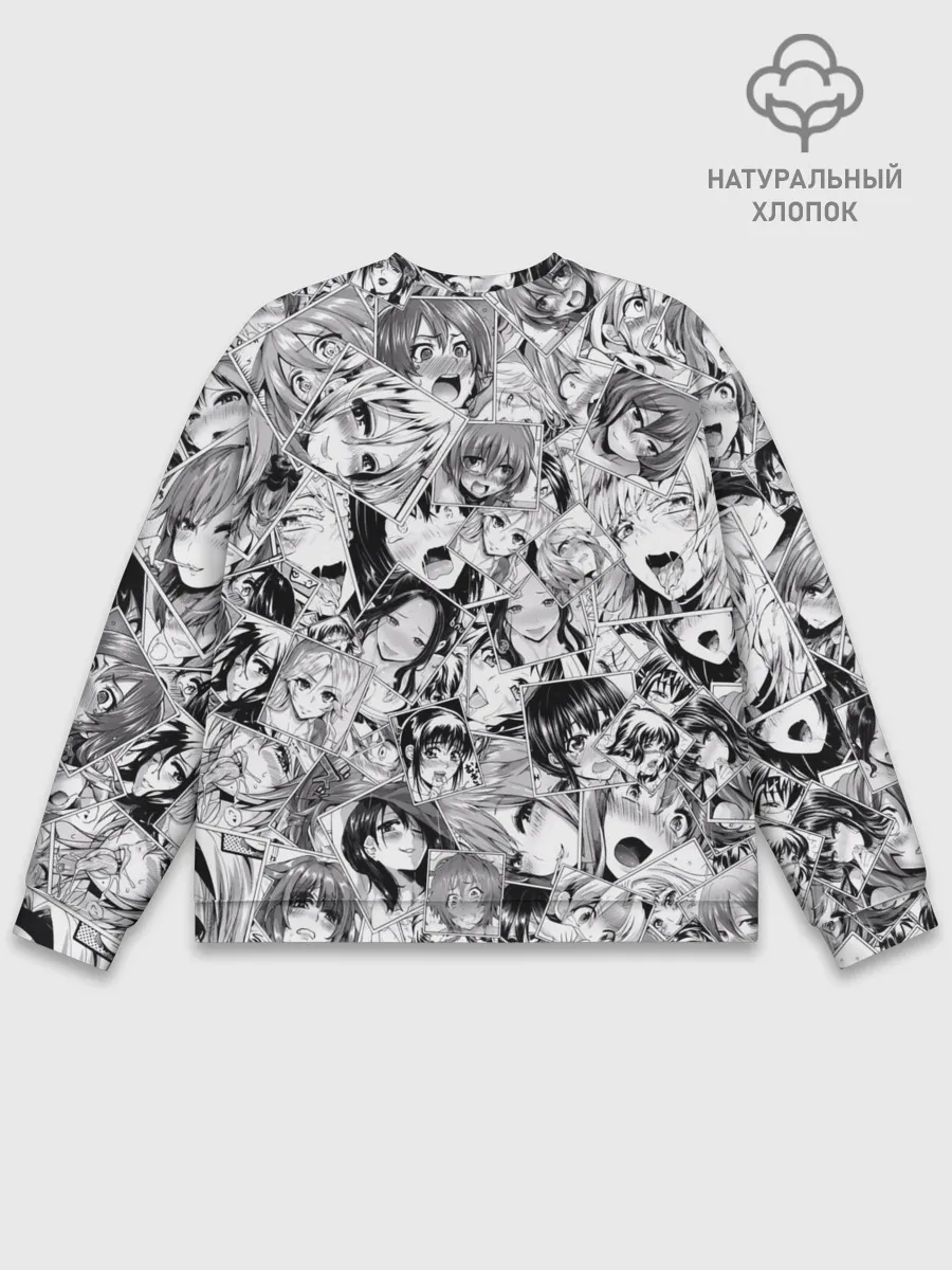 Мужской свитшот базовый / Manga ahegao