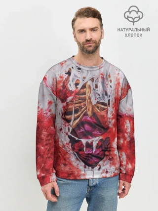 Мужской свитшот базовый / Кровь
