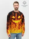 Мужской свитшот базовый / FIRE PUMPKIN