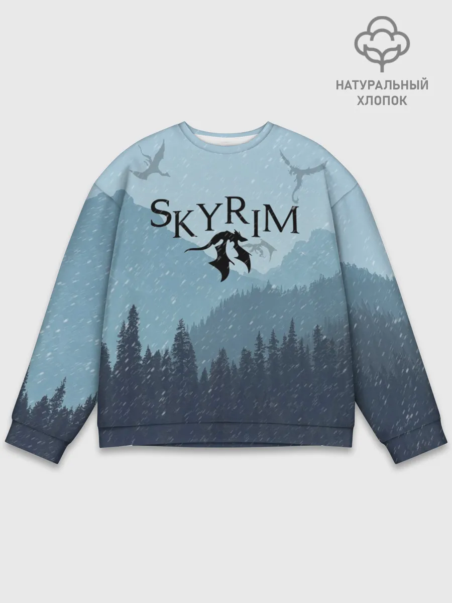 Мужской свитшот базовый / TES SKYRIM